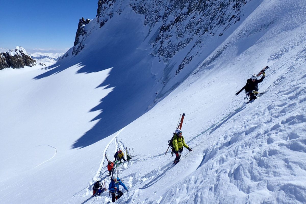 Ski-Alpinisme sur glacier