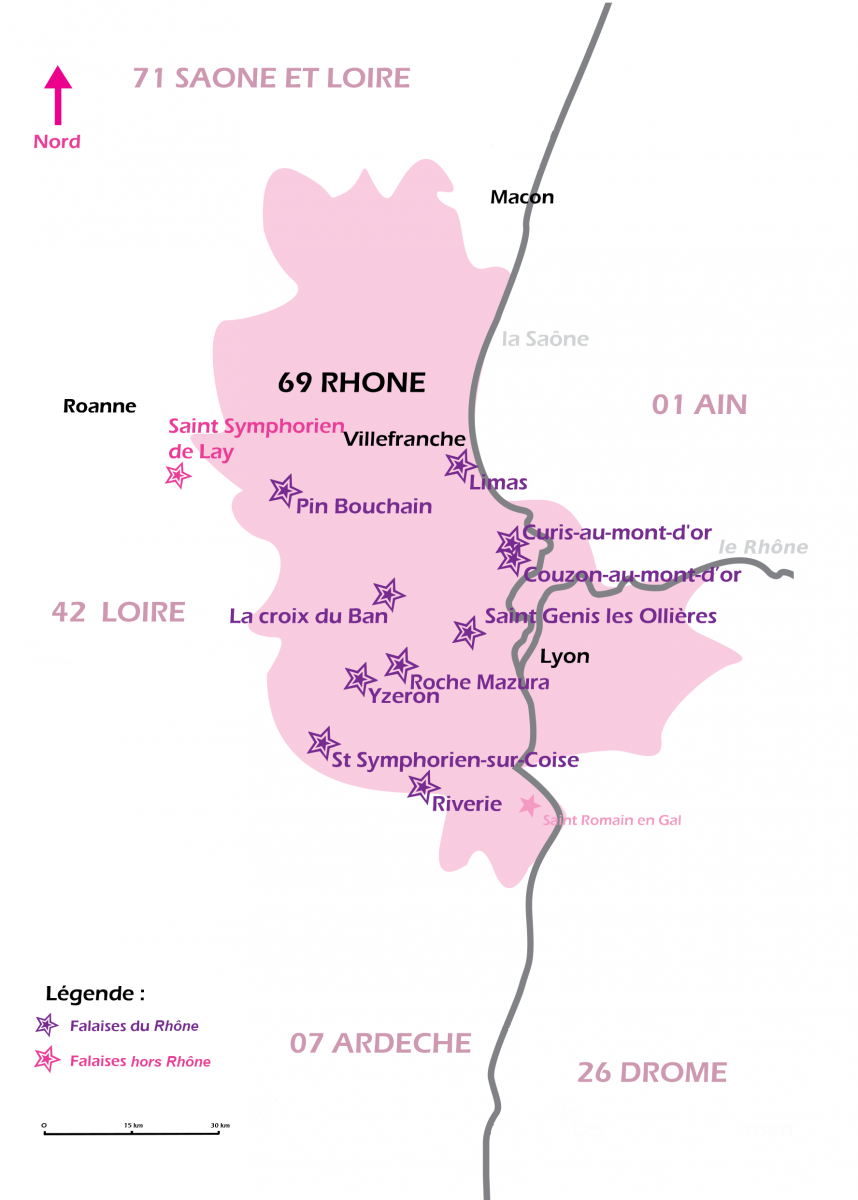 Carte SNE Rhone et Métropole Lyon